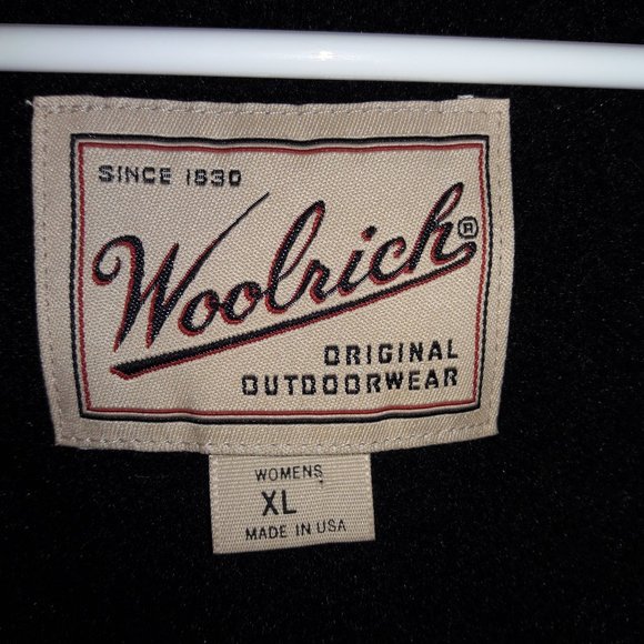 Woolrich Ladies Fleece Double Zip Black XL Hoodie - Picture 2 of 7